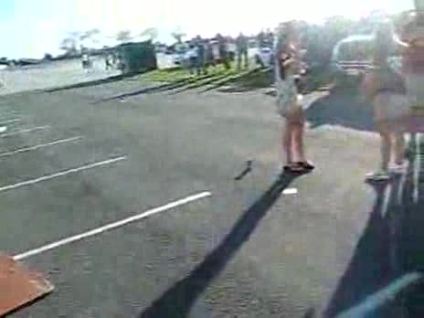 Girl Jumping Table Accident